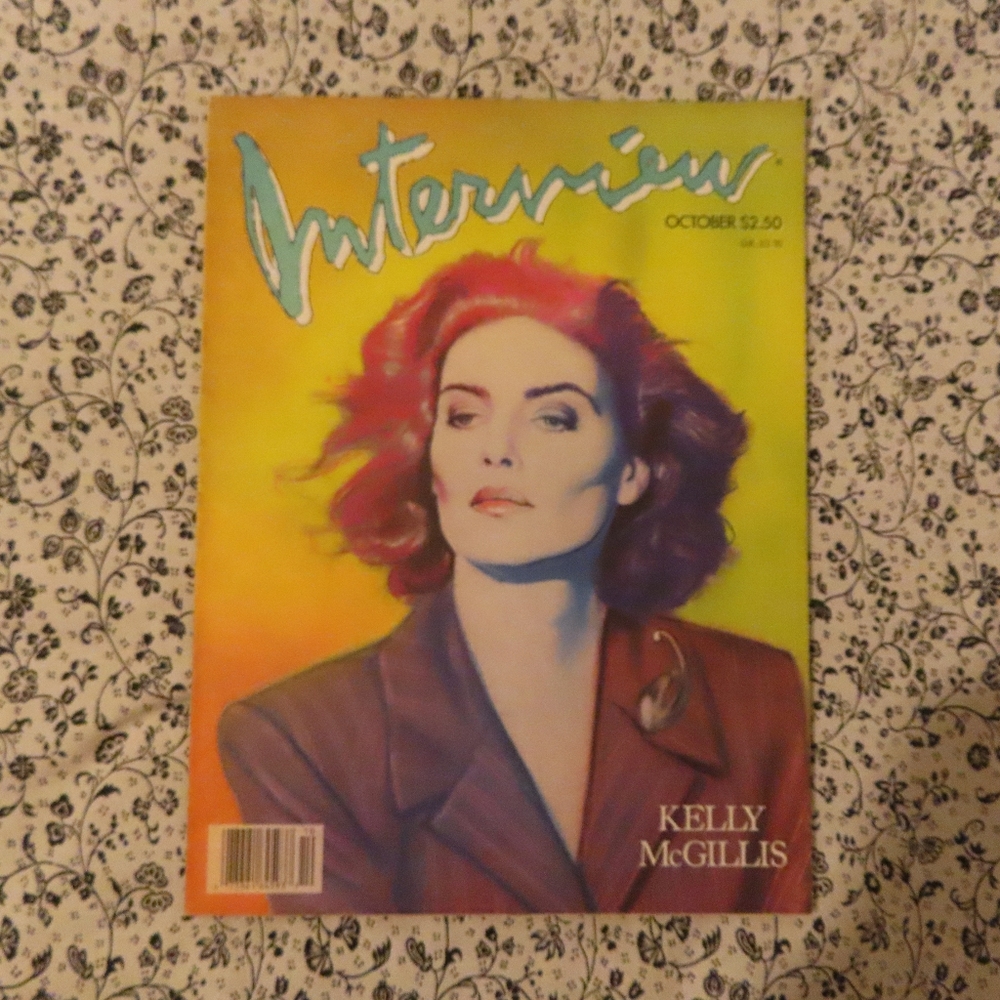 Andy Warhol Interview Magazine October 1987 Kelly mcgillis